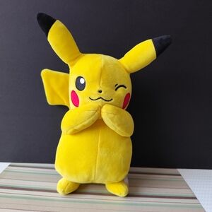 4/$50⭐️Pokemon Pikachu Winking 2022 Nintendo Game Freak Jazwares Plush
